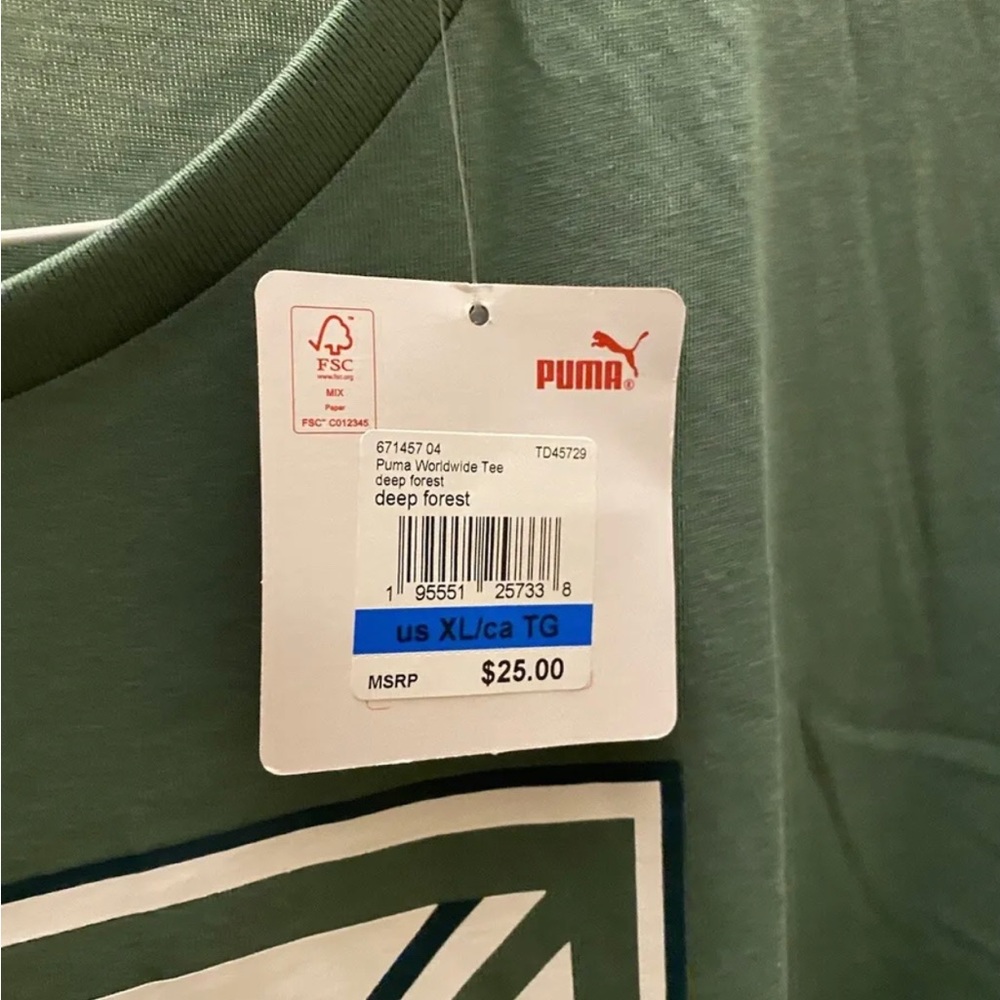 Puma T shirt New With Tags XL